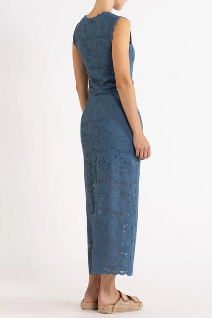 Flannel 'Erika' Maxi Dress ~ size 3 (au 12)