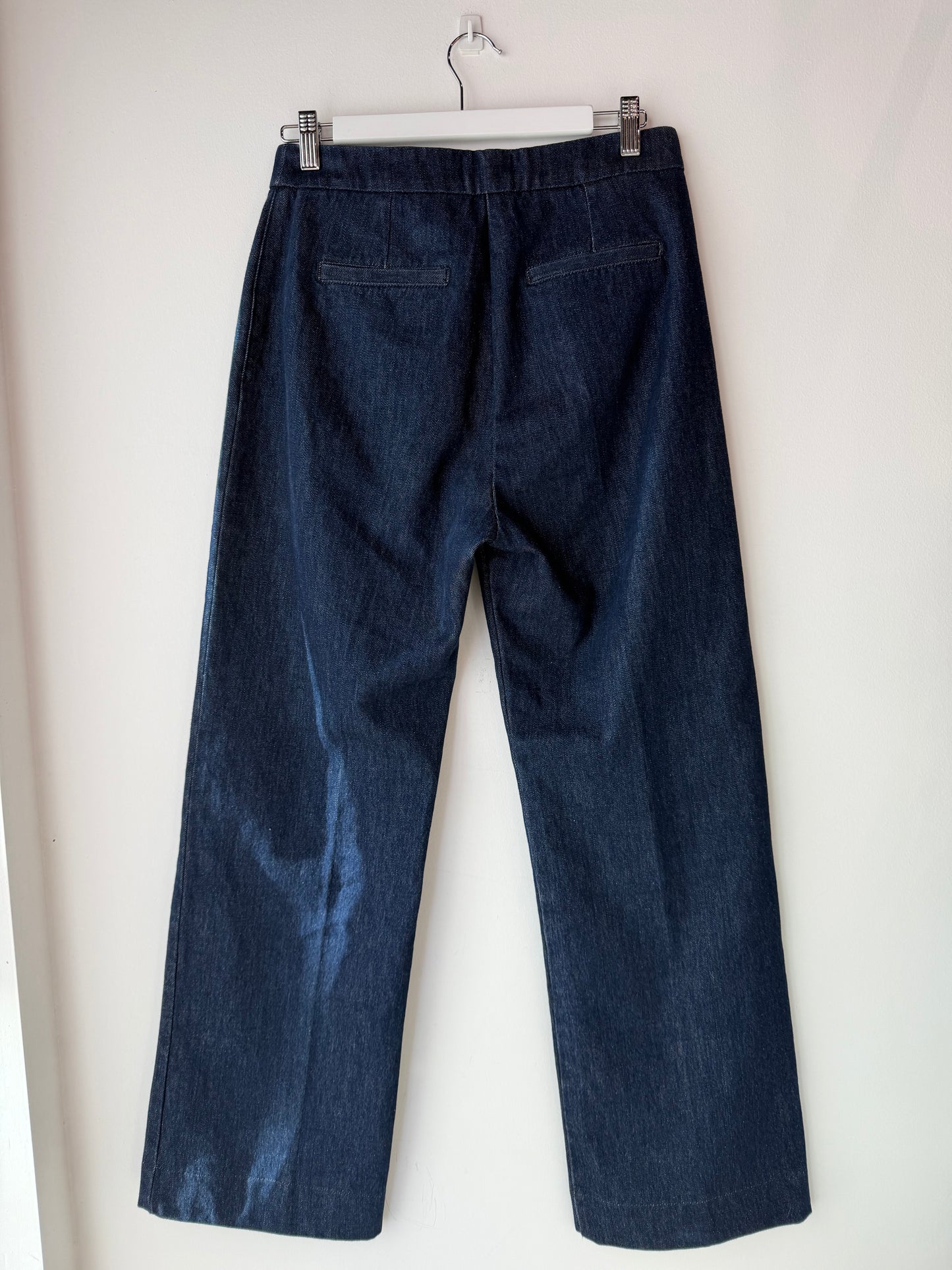 Sezane 'Dan' Denim Trousers ~ size 38 (au 10)