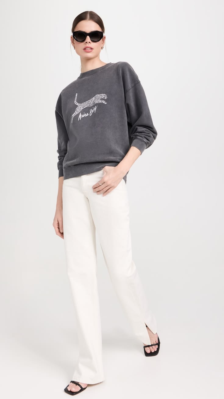 Anine Bing 'Spencer' Sweatshirt ~ large