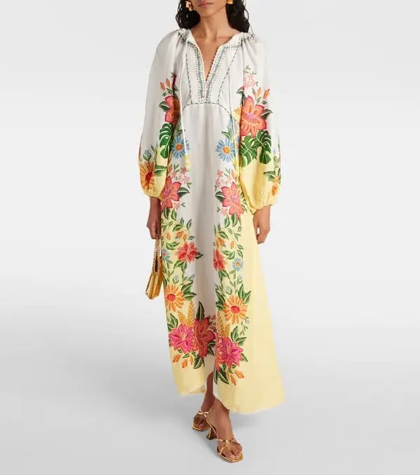 Farm Rio 'Bloom Garden' Dress ~ size Large