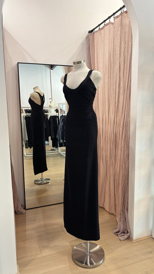 Herve Leger 'Bandage' Maxi Gown ~ size Small
