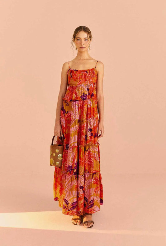Farm Rio 'Jungle Panther' Dress ~ size Medium