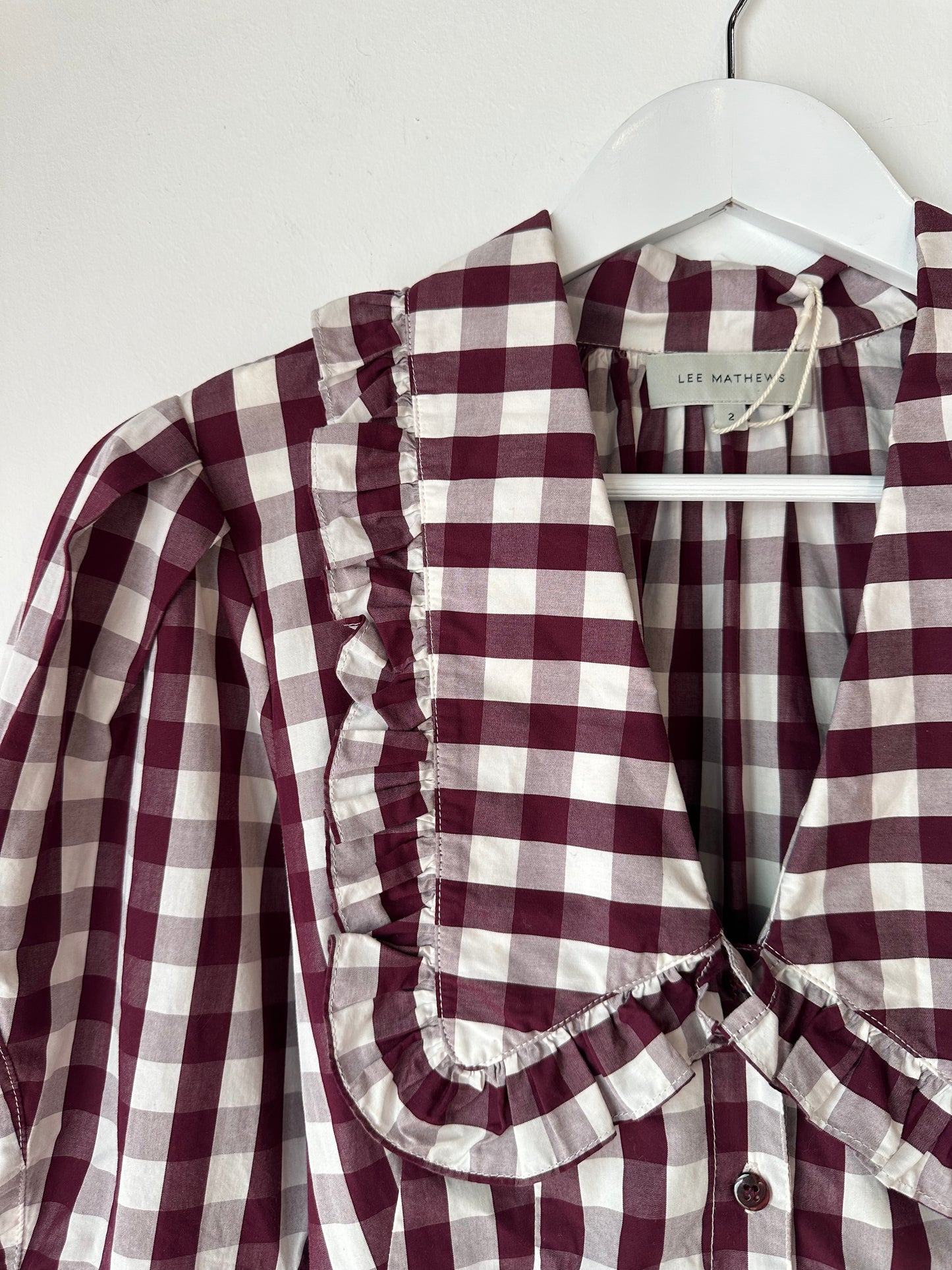 Lee Mathews 'Eugenie' blouse ~ size 2 (au 10)