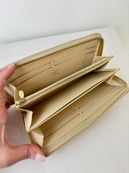 Louis Vuitton 'Zippy' wallet in Damier Azur