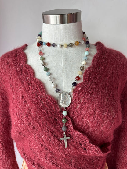 Beaded Necklace with Vintage Charm