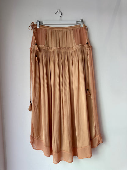 Flannel Midi Skirt ~ size 0 (au 8)
