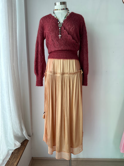 Flannel Midi Skirt ~ size 0 (au 8)