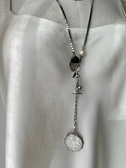 Fiorina Box Chain & Charm Necklace