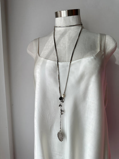 Fiorina Box Chain & Charm Necklace