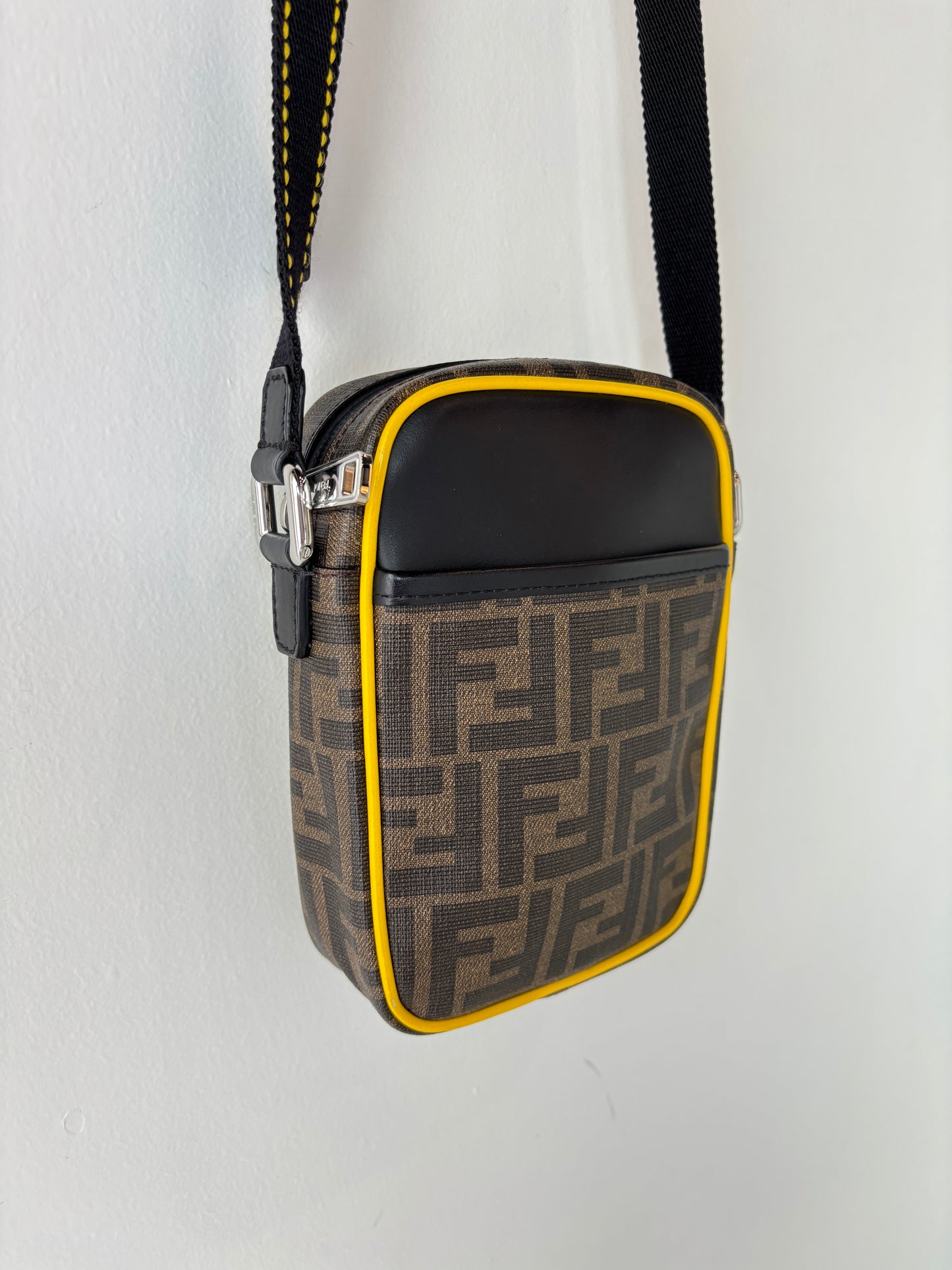 Fendi Zucca small messenger bag