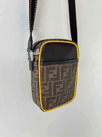 Fendi Zucca small messenger bag