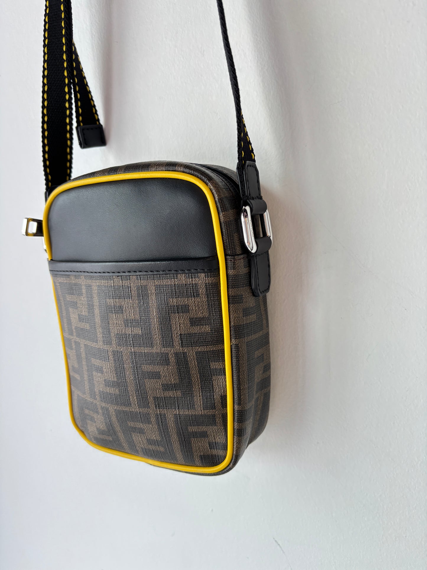Fendi Zucca small messenger bag