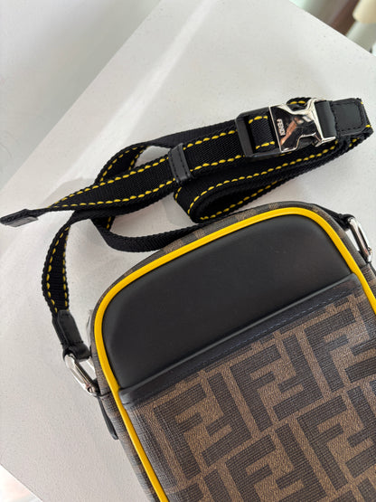 Fendi Zucca small messenger bag