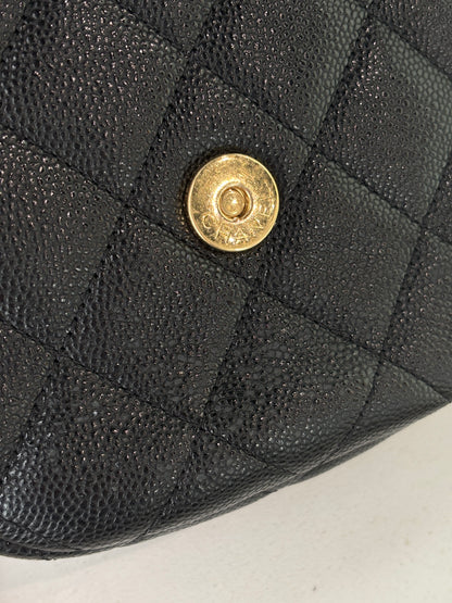 Chanel Crescent Caviar Quilted bag
