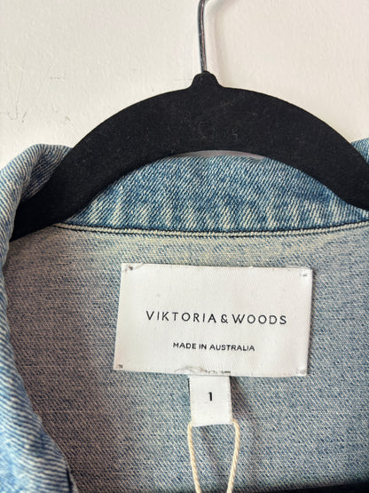 Viktoria & Woods denim jacket ~ size 1 (au 8)