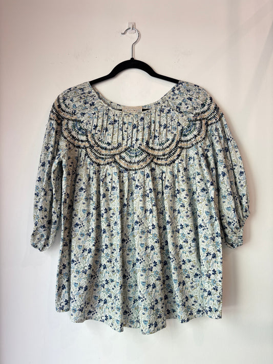 Johnny Was 'Tatiana' floral blouse ~ size S
