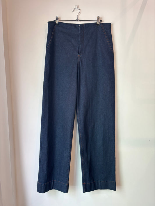 Scanlan Theodore denim trousers ~ size 12