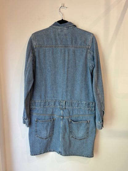 Ganni denim mini dress ~ size 38 (au 10)