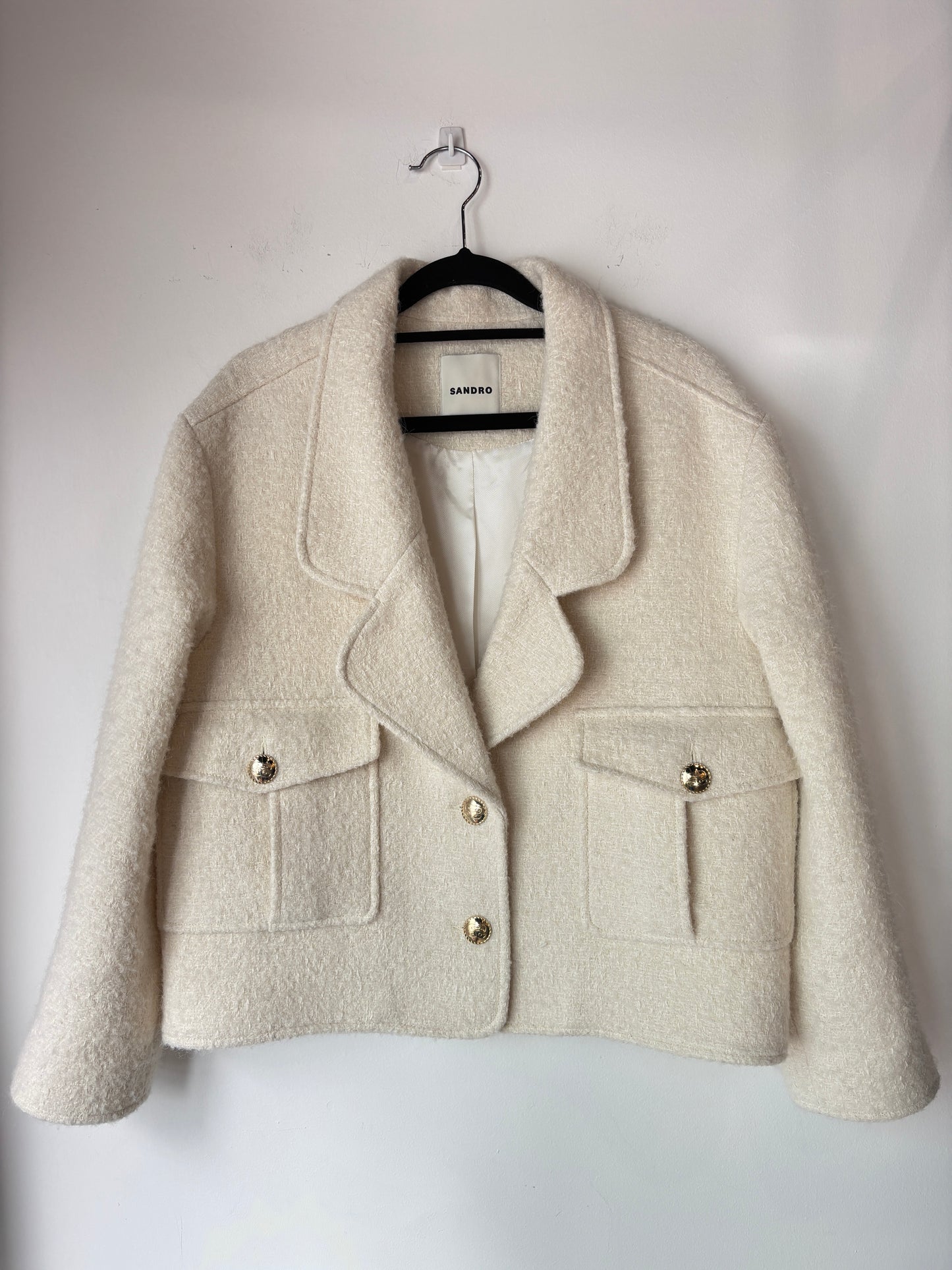 Sandro boucle jacket ~ size 36 (au 10)