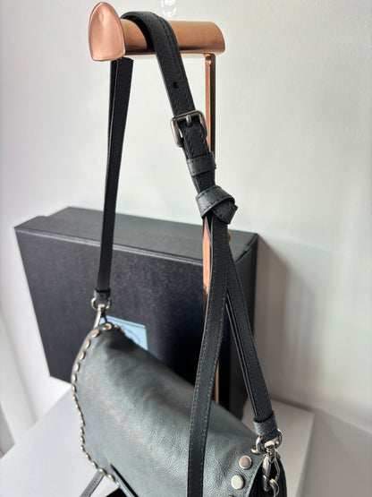 Prada 'Etiquette' smoke blue crossbody bag
