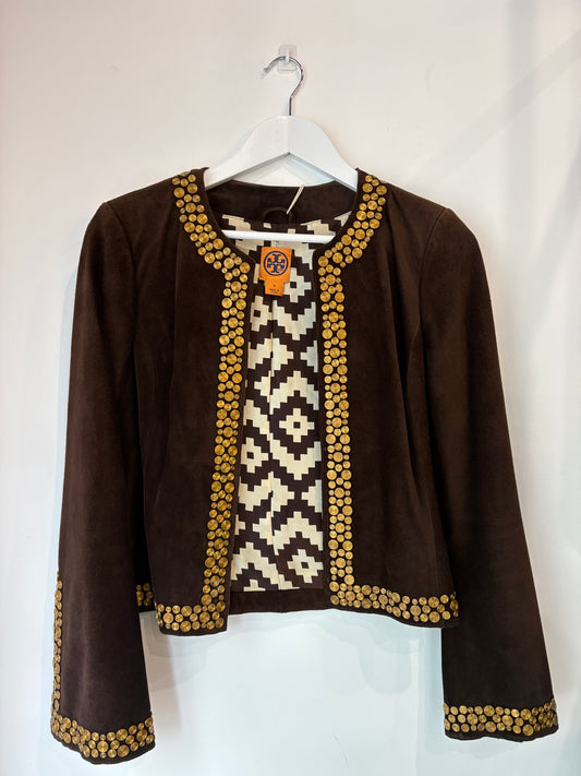 Tory Burch Suede Jacket ~ size US 4 (au 8)
