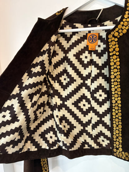 Tory Burch Suede Jacket ~ size US 4 (au 8)