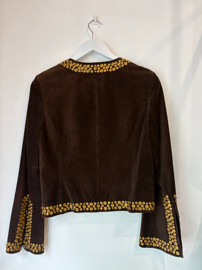 Tory Burch Suede Jacket ~ size US 4 (au 8)