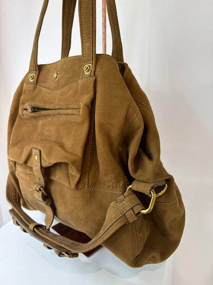 Jerome Dreyfuss 'Billy' suede tote ~ sz M
