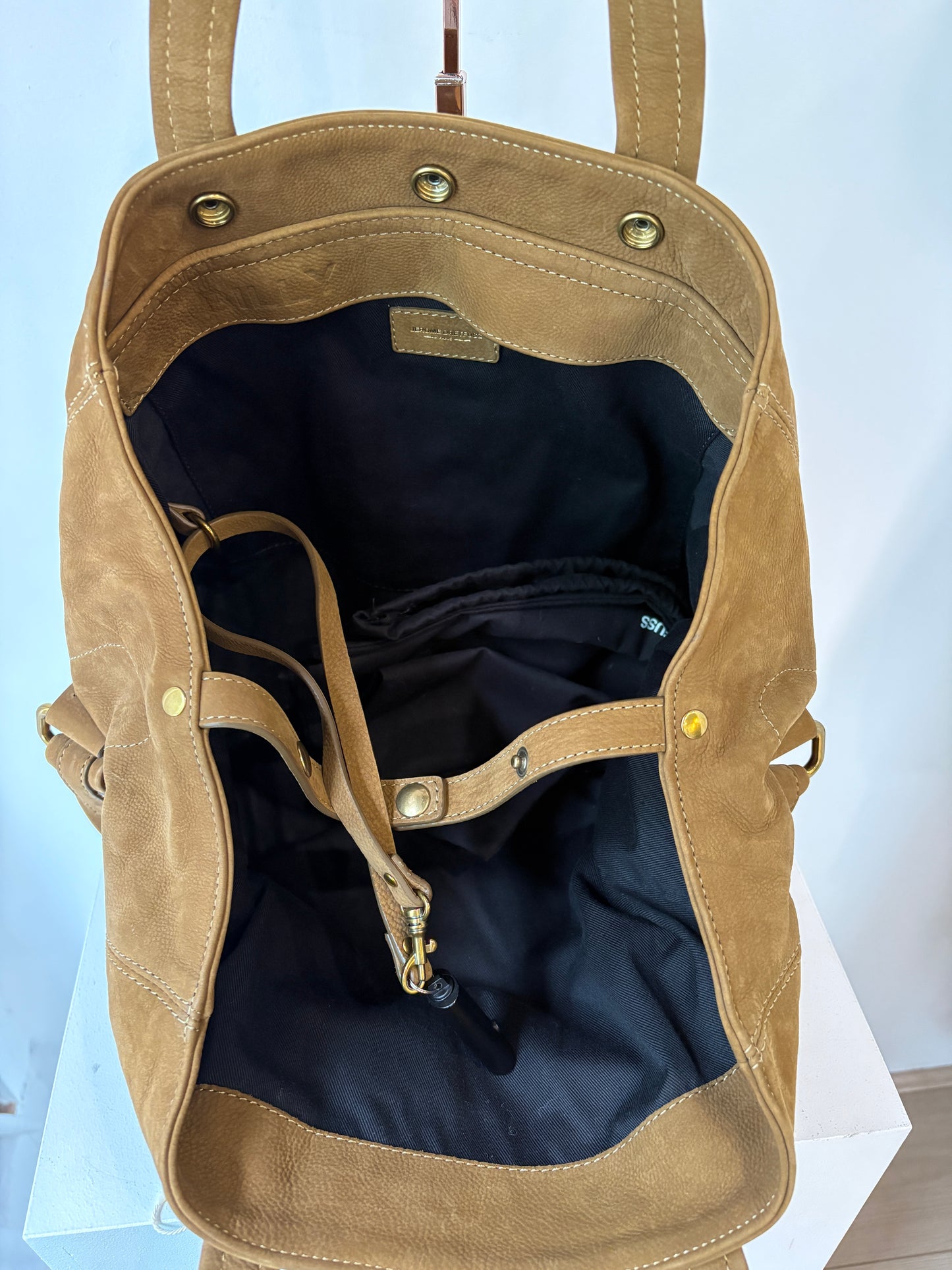 Jerome Dreyfuss 'Billy' suede tote ~ sz M