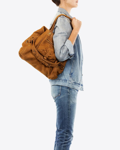 Jerome Dreyfuss 'Billy' suede tote ~ sz M