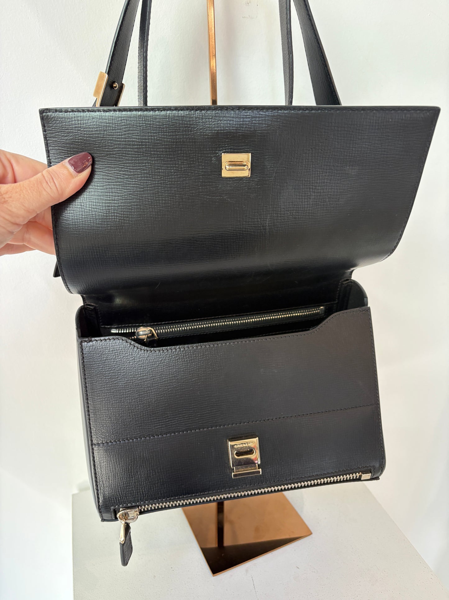 Givenchy Black 'Pandora' Leather Bag
