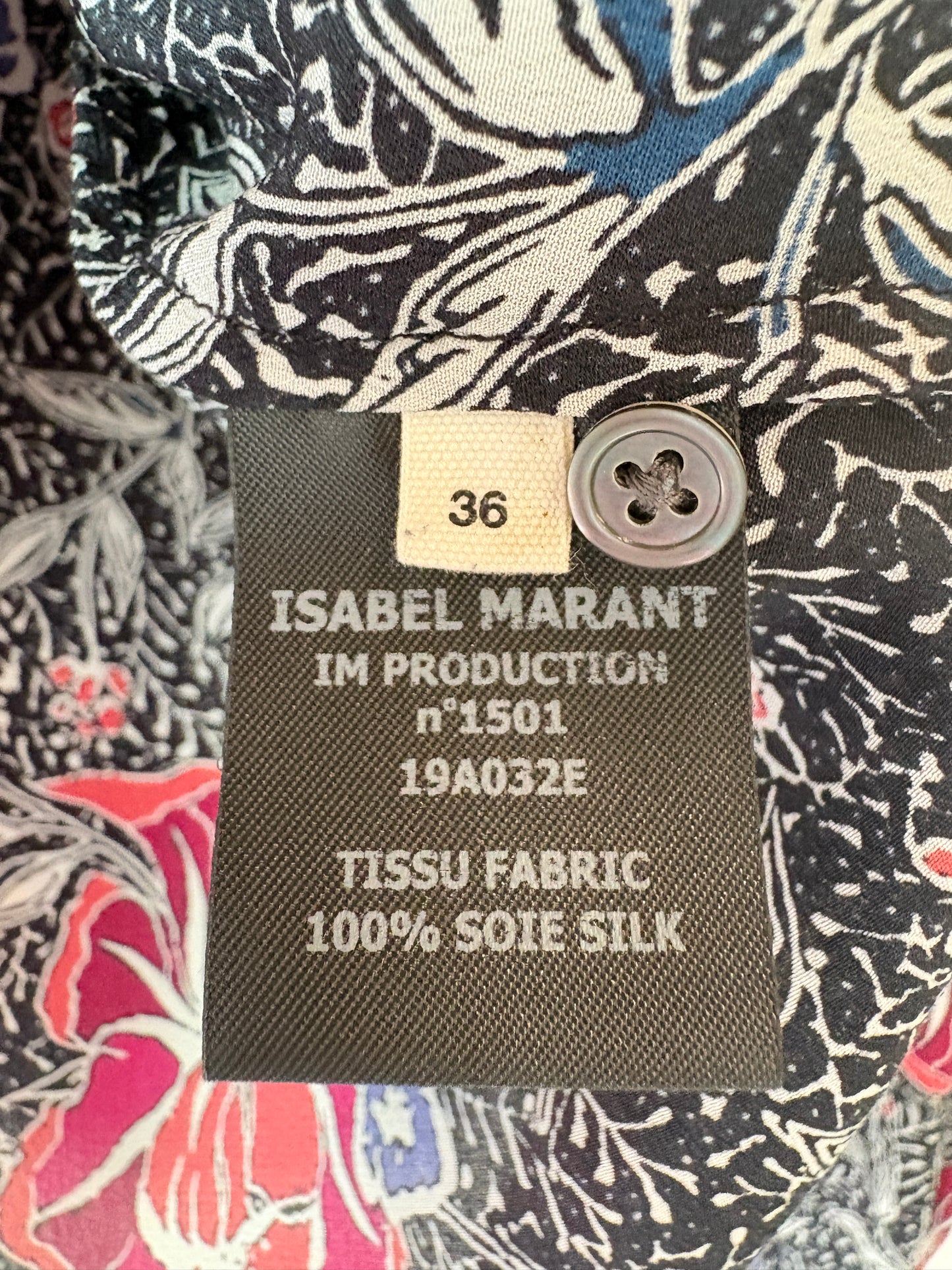 Isabel Marant Silk Blouse ~ size 36 (au 8)