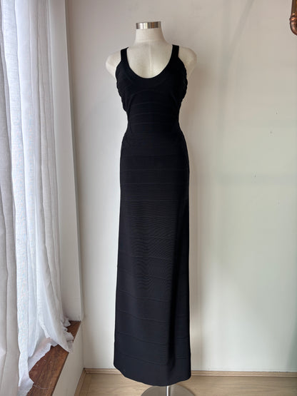 Herve Leger 'Bandage' Maxi Gown ~ size Small