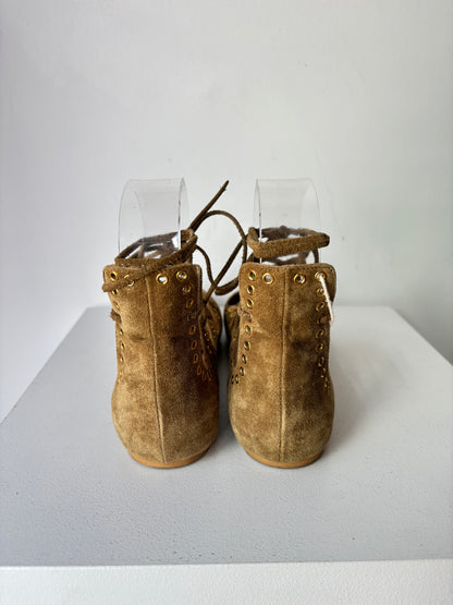 Isabel Marant 'Leo' suede flats ~ size 40