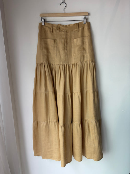 Flannel maxi skirt ~ size 2 (au 10)
