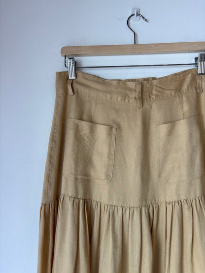 Flannel maxi skirt ~ size 2 (au 10)