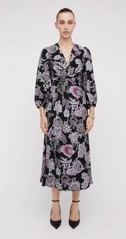 Scanlan Theodore Silk Dress ~ size 8