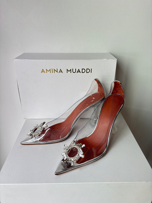 Amina Muaddi 'Begum' Heels ~ size 42