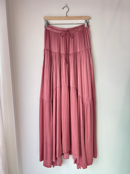 Flannel 'Clara' maxi skirt ~ size S/M