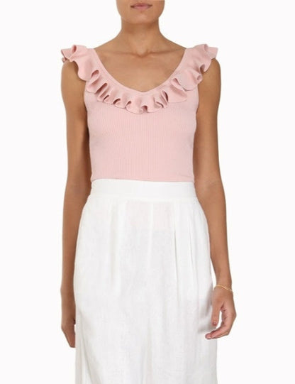Zimmermann 'Chintz' blush top ~ sz 0 (au 8)