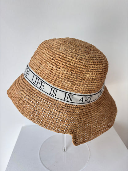 JW Anderson ‘Oscar Wilde’ raffia hat