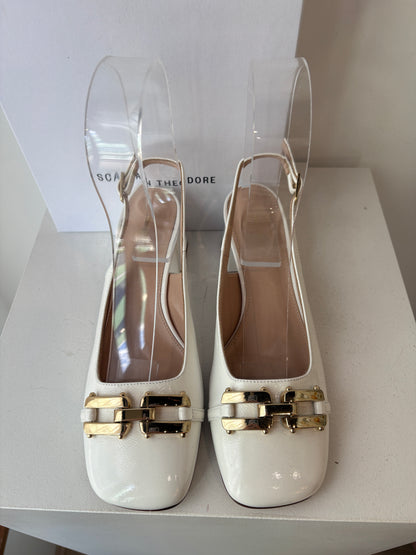 Scanlan Theodore Sling Back Heels ~ size 37