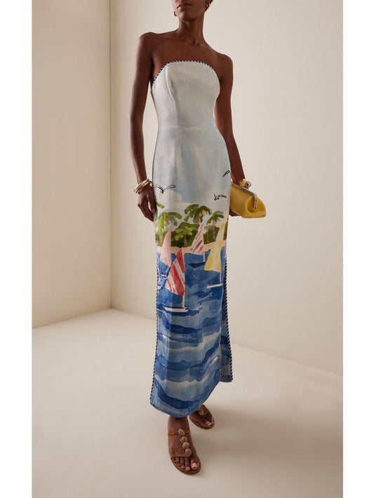 Leo Lin 'Ava' maxi dress ~ size 10