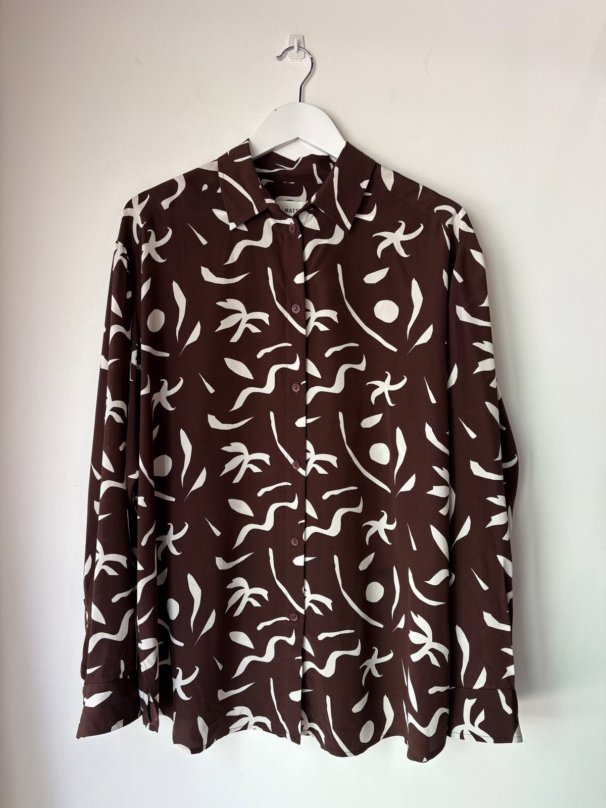 Matteau Silk Shirt ~ size 5 (au14)