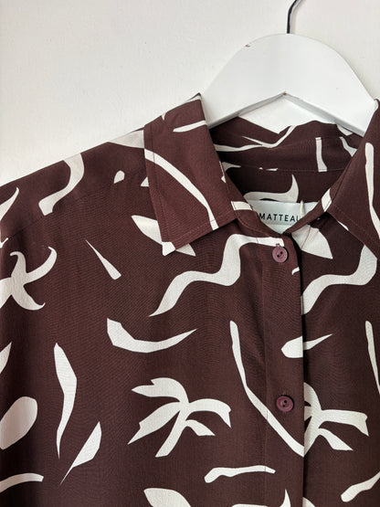 Matteau Silk Shirt ~ size 5 (au14)