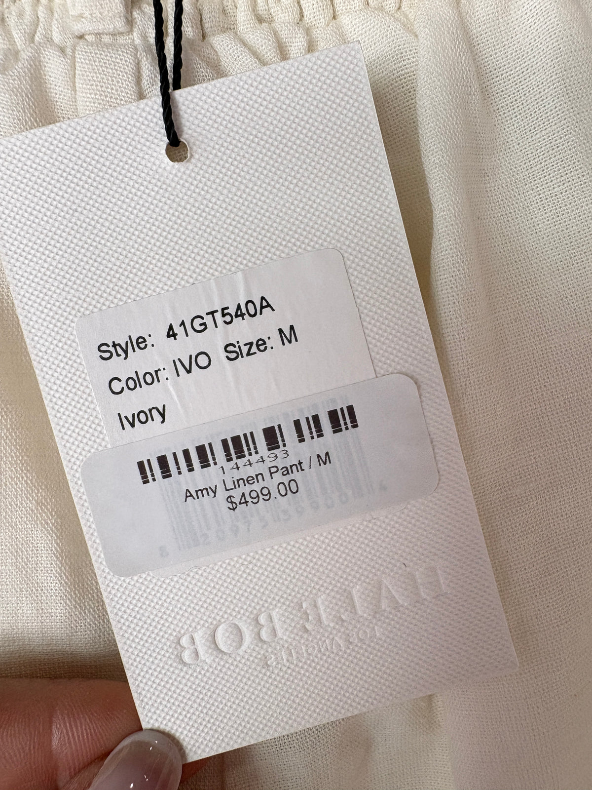 Hale Bob 'Amy' Linen Pants ~ size M