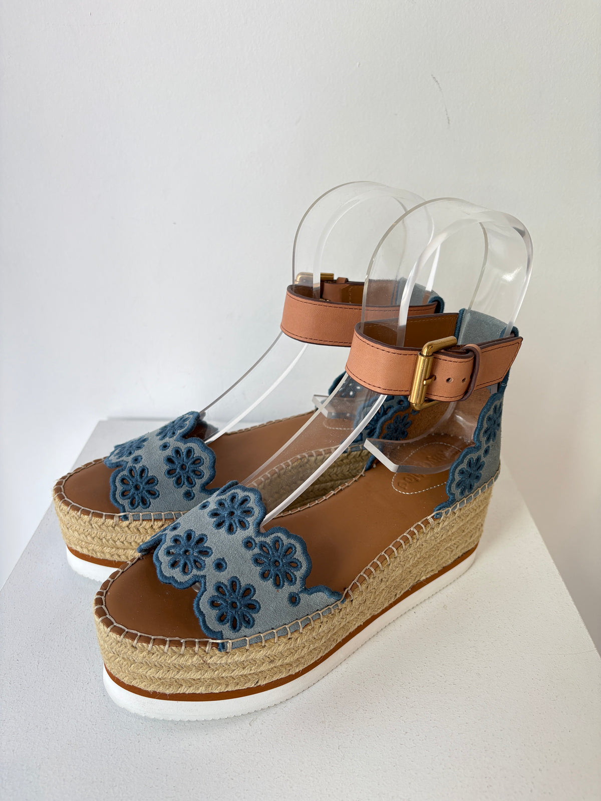 See by Chloe 'Glynn' espadrille sandals ~ sz 37