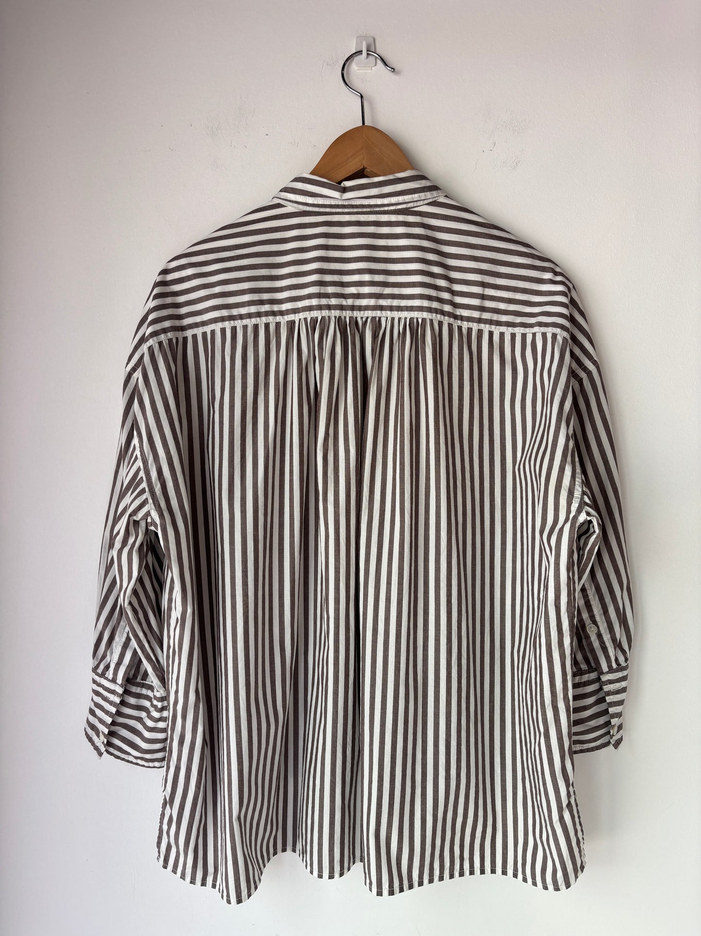 Nili Lotan Stripe Shirt ~ size Large