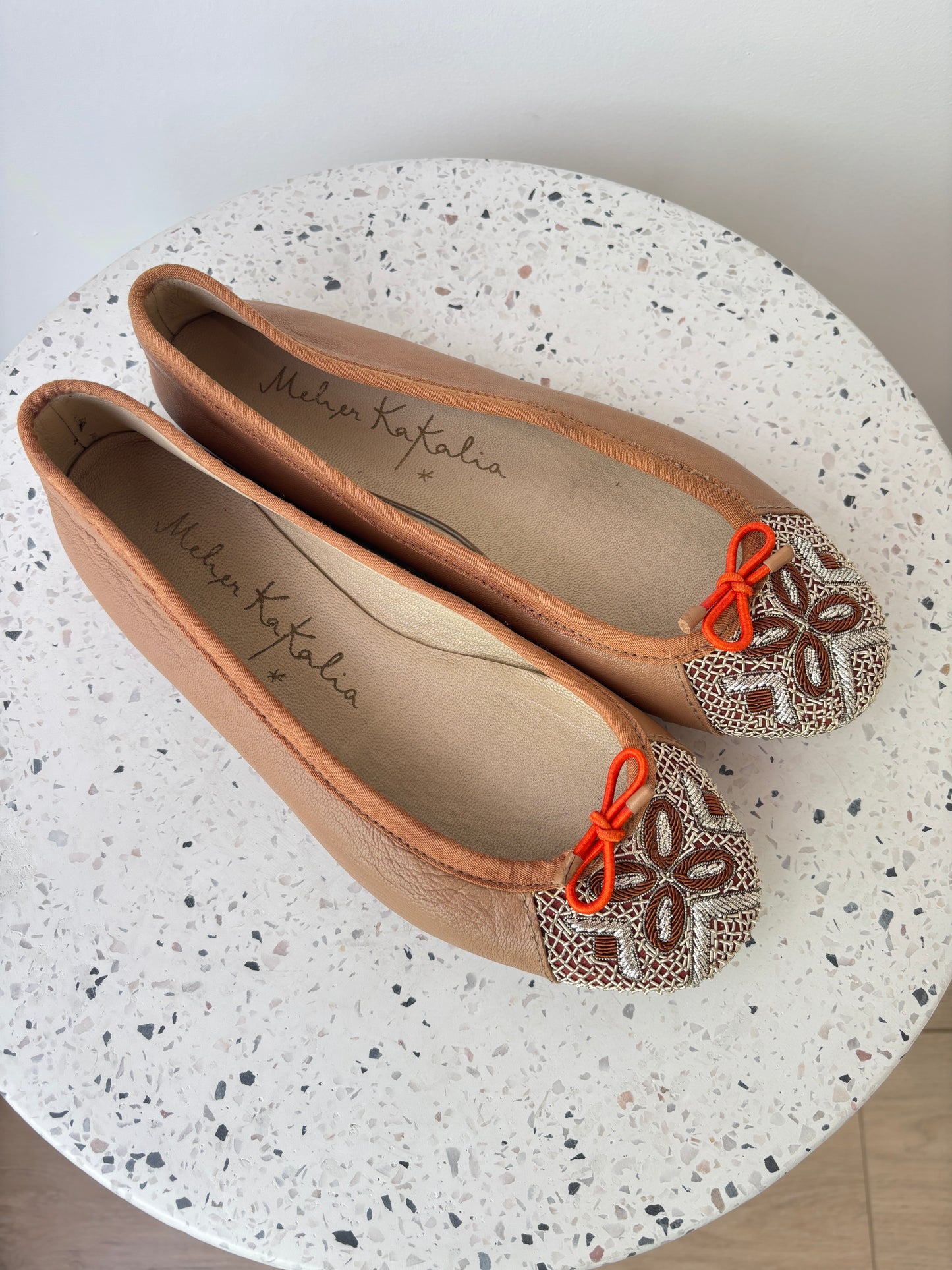 Meher Kakalia 'Bizi' Flats ~ size 38