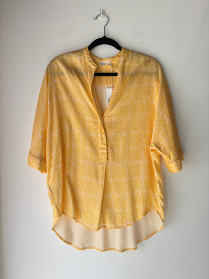 Flannel Tile Shirt ~ size S/M